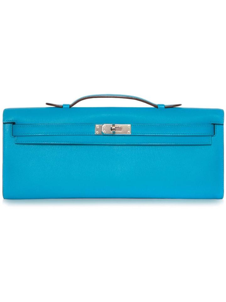 Hermès Vintage Kelly Cut Bag - Blue