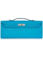 Hermès Vintage Kelly Cut Bag - Blue