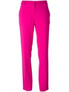 Emanuel Ungaro Slim Fit Trousers, Women's, Size: 48, Pink/purple, Acetate/rayon/other Fibres