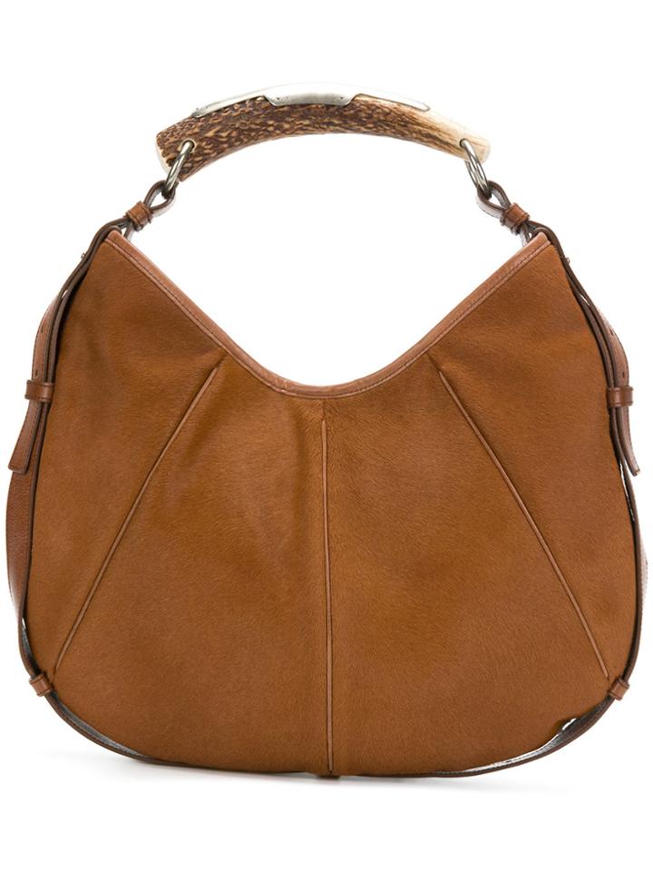 Yves Saint Laurent Vintage Hobo Shoulder Bag - Brown