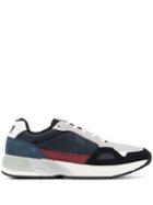 Emporio Armani Logo Printed Sneakers - Blue