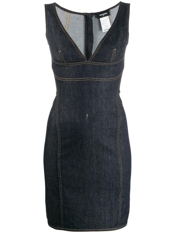 Dsquared2 Tube Denim Dress - Blue