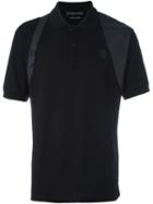 Alexander Mcqueen 'harness' Polo Shirt, Men's, Size: Medium, Black, Cotton/silk