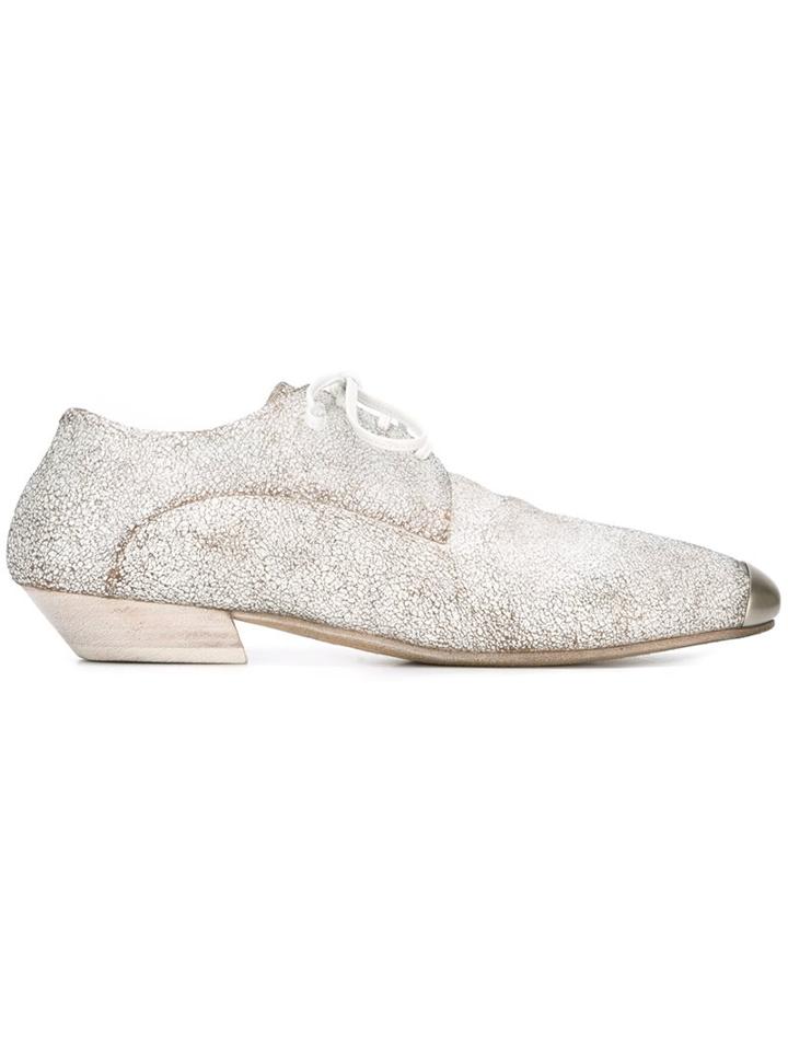 Marsèll 'bianco' Cracked Contrast Shoes