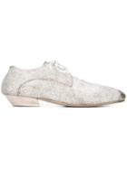 Marsèll 'bianco' Cracked Contrast Shoes
