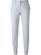 Incotex Cropped Trousers, Women's, Size: 42, Grey, Cotton/spandex/elastane