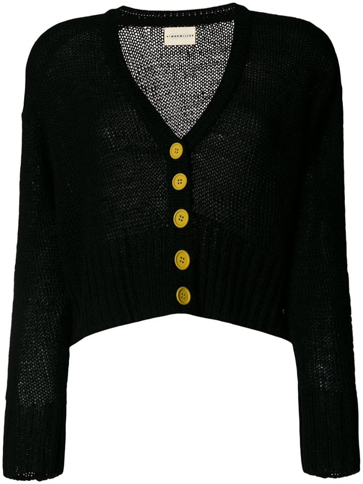 Simon Miller Cropped Cardigan - Black