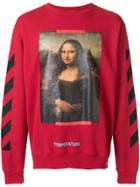 Off-white Mona Lisa Print Sweatshirt - Red