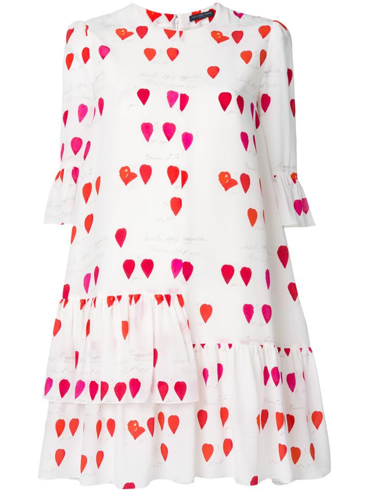 Alexander Mcqueen Petal Print Dress - Nude & Neutrals