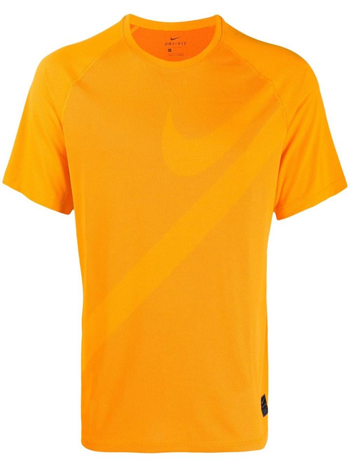 Nike Perforated Swoosh T-shirt - Orange