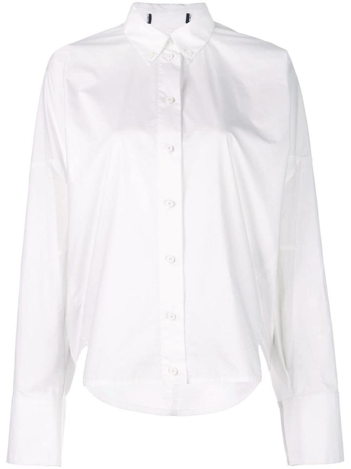 Proenza Schouler Cotton Poplin Cocoon Top - White