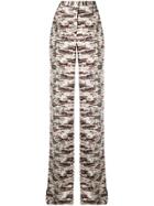 Victoria Beckham Camouflage-print Trousers - Neutrals