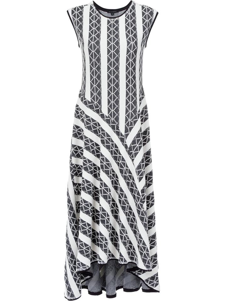 Alcaçuz Cristina Patterned Knit Dress - Black