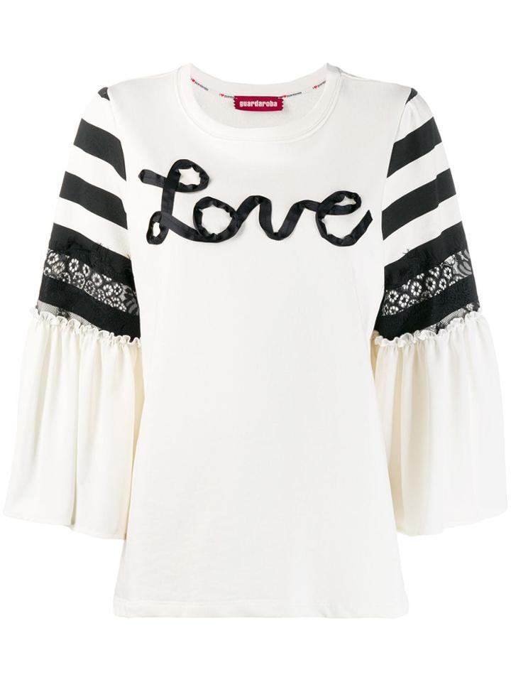 Guardaroba Love Sweatshirt - White