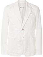 Maison Margiela Classic Fitted Blazer - White