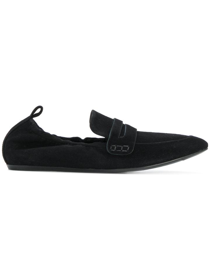 Lanvin Loafer Ballerina Pumps - Black