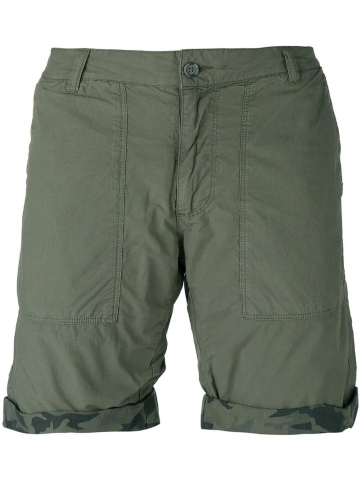 Woolrich - Reversible Camouflage Shorts - Men - Cotton - 31, Green, Cotton