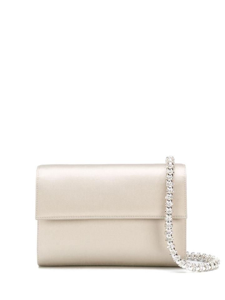 Rodo Embellished Strap Evening Bag - Gold