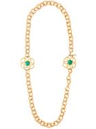 Yves Saint Laurent Vintage Flower Chain Necklace