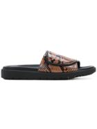 Helmut Lang Padded Slides - Brown