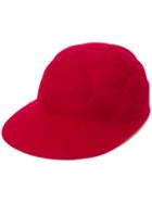 Comme Des Garçons Shirt Boys Flat Peak Baseball Cap - Red
