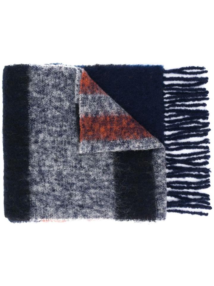 Nn07 Nn07 Scarftwo9146 Multi Stripe - Blue