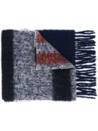 Nn07 Nn07 Scarftwo9146 Multi Stripe - Blue