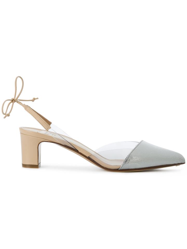Francesco Russo Lace-up Pumps - Grey