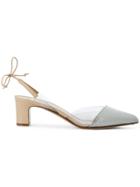 Francesco Russo Lace-up Pumps - Grey