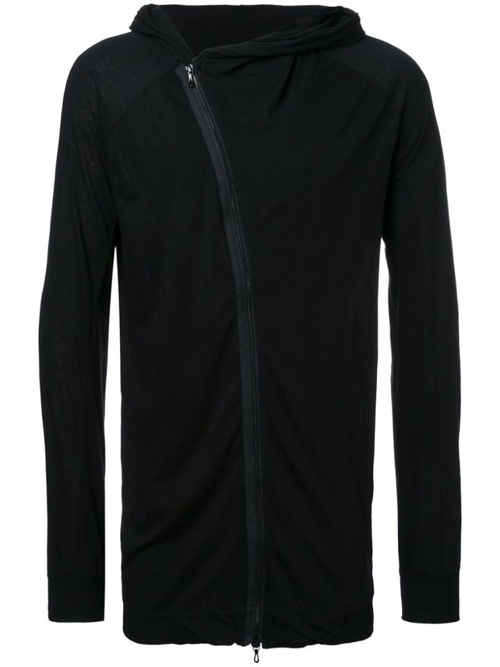 Julius Loose-fit Zip Hoodie - Black