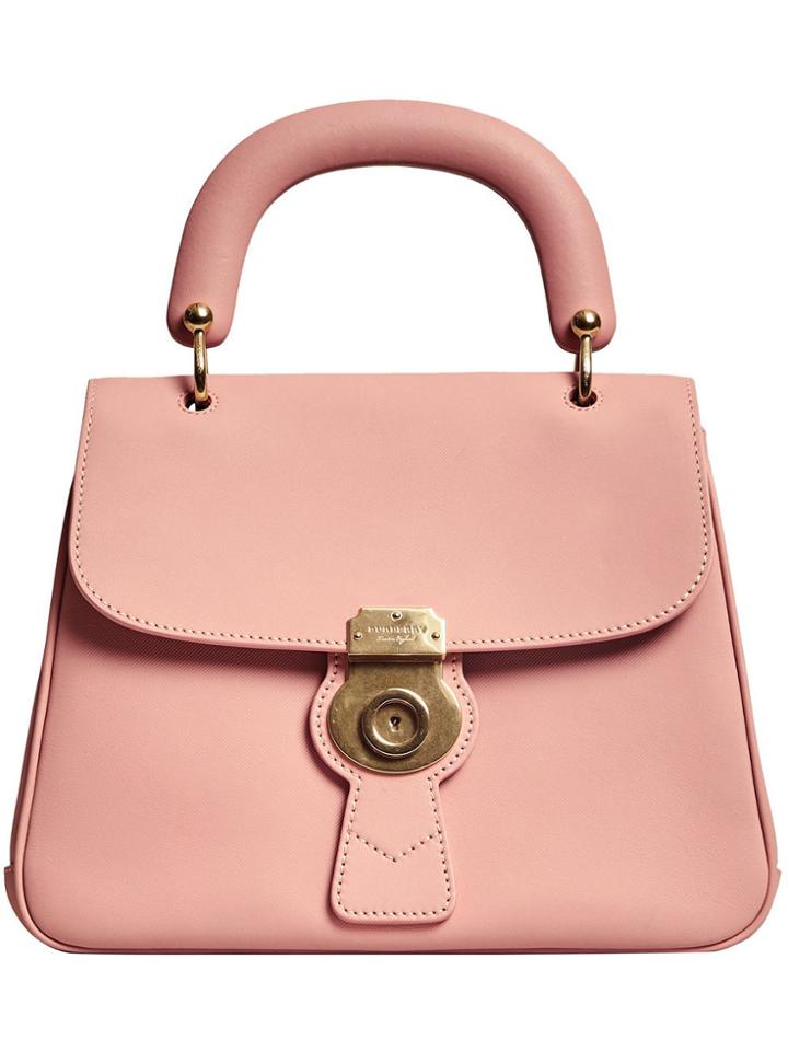 Burberry The Medium Dk88 Top Handle Bag - Pink & Purple