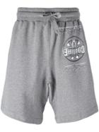 Moschino - Front Logo Track Shorts - Men - Cotton - L, Grey, Cotton