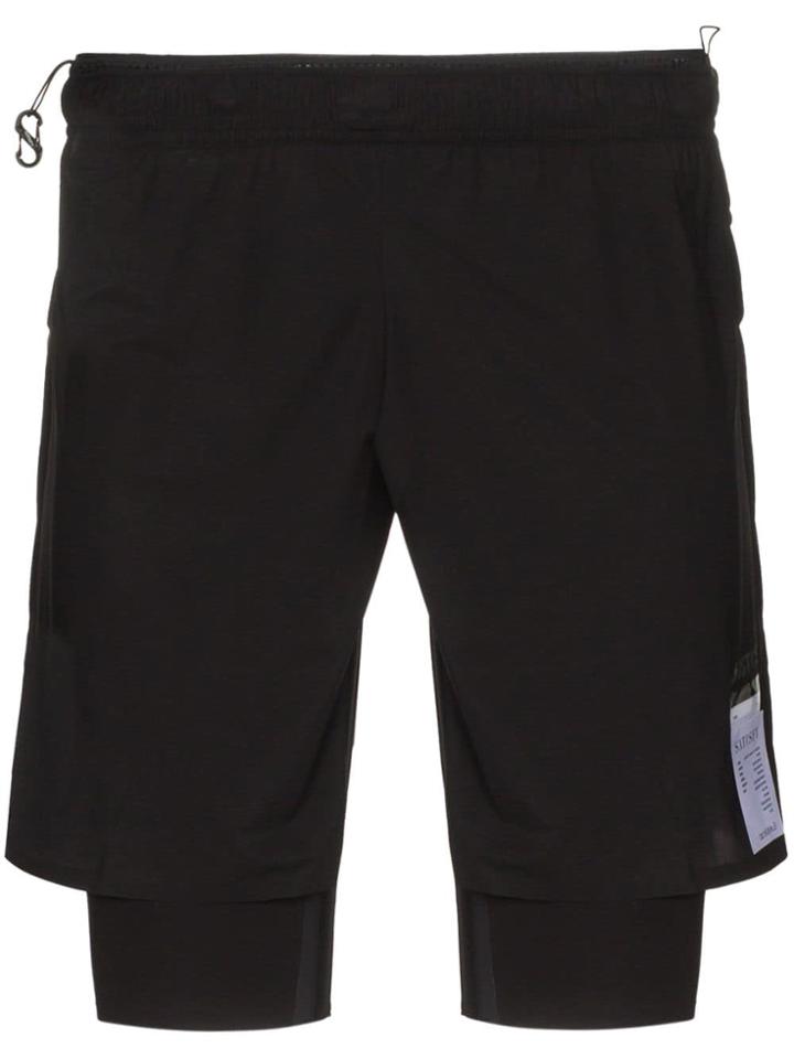 Satisfy Justice Track Shorts - Black