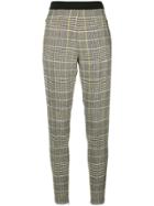Ermanno Scervino Plaid Fitted Trousers - Grey