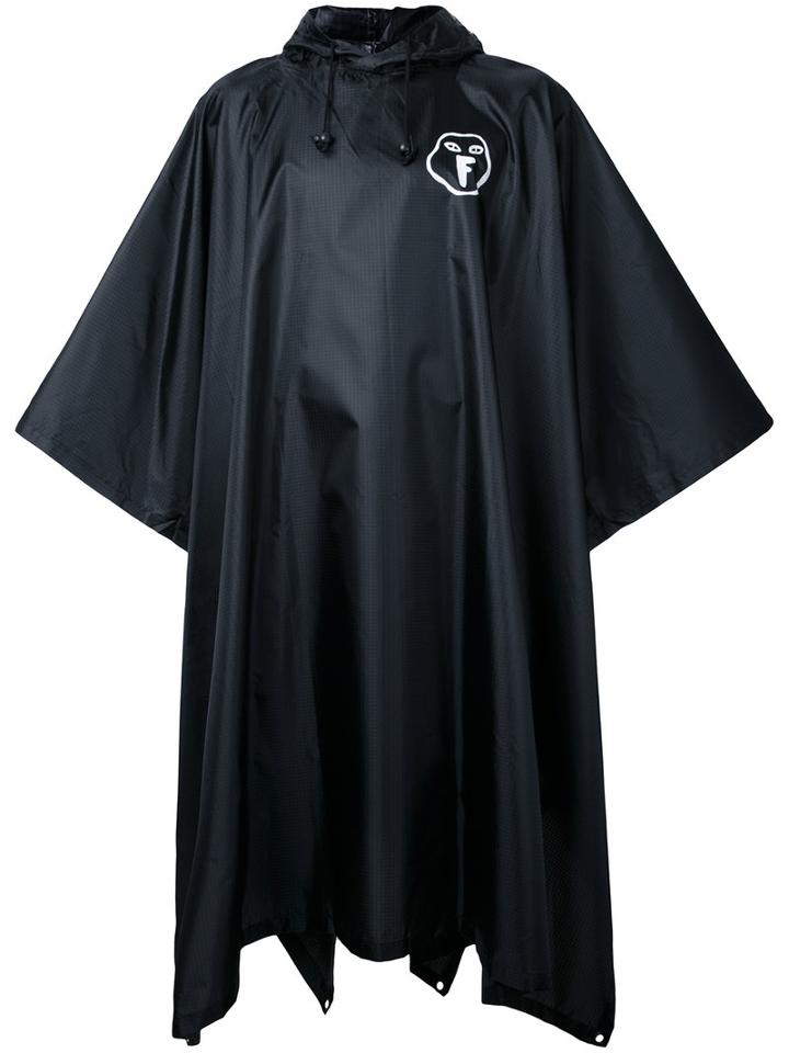 G.v.g.v.flat Printed Poncho, Women's, Black, Nylon