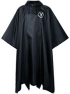 G.v.g.v.flat Printed Poncho, Women's, Black, Nylon