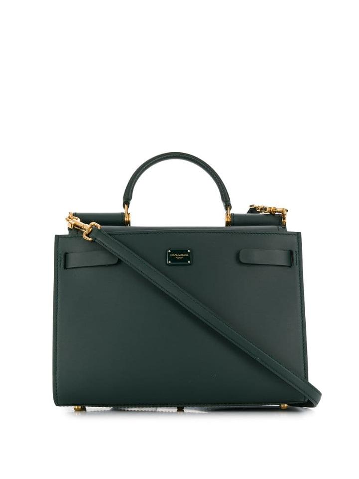 Dolce & Gabbana Small Sicily Tote Bag - Green
