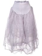 Marc Le Bihan Loose Flared Skirt - Pink & Purple