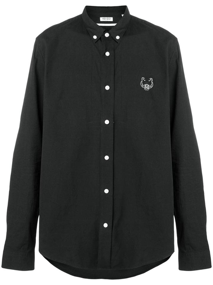 Kenzo Embroidered Tiger Shirt - Black