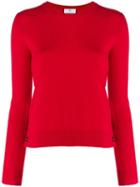 Allude Slim-fit Cashmere Sweater - Red