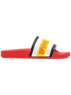 Opening Ceremony Colour-block Logo Slides - Red