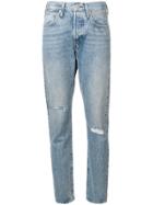 Levi's Slash Knee Slim-fit Jeans - Blue
