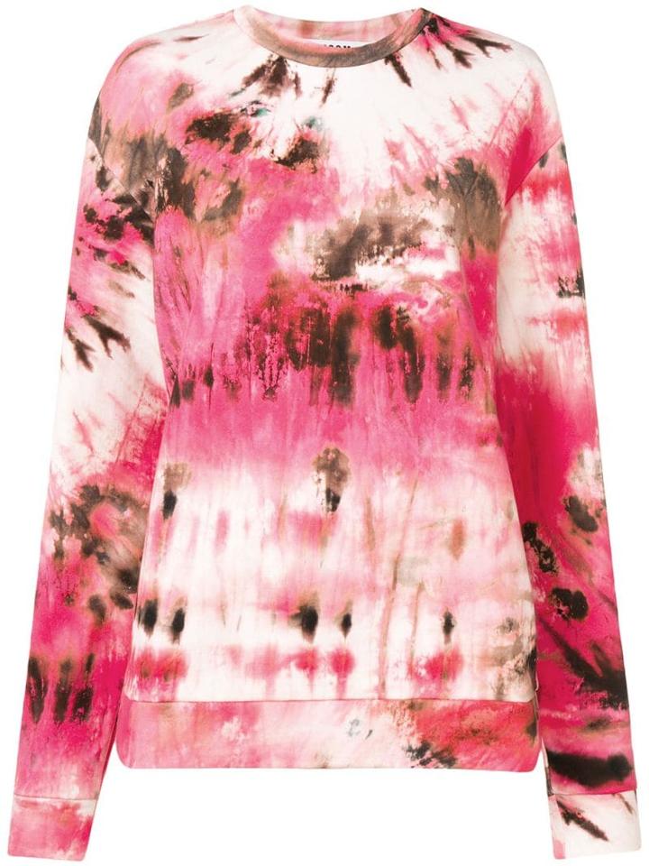 Msgm Tie-dye Sweatshirt - Pink