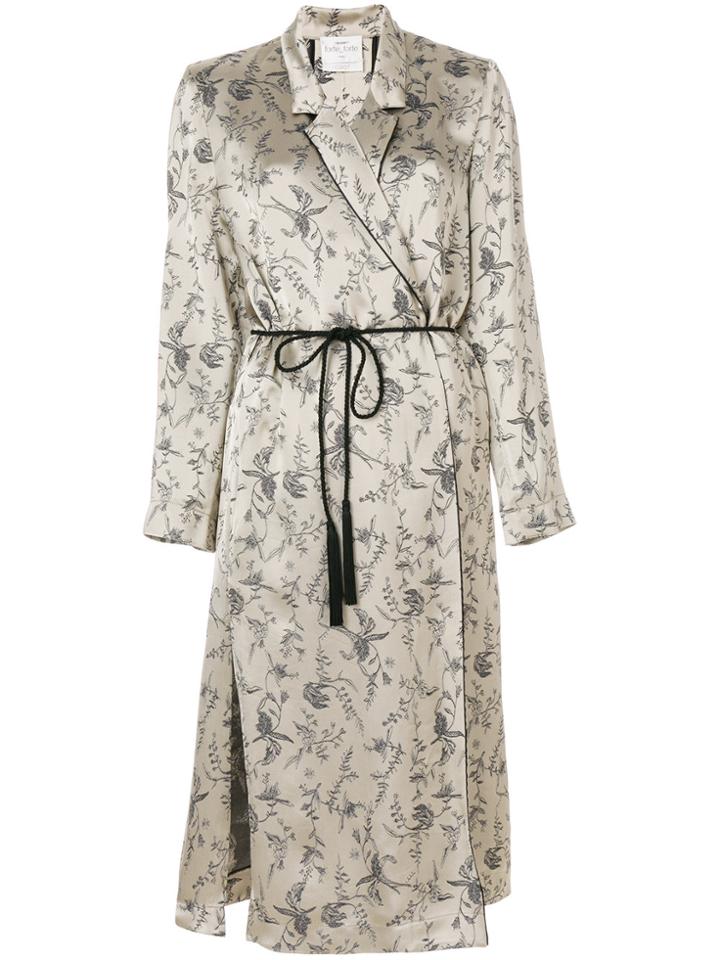 Forte Forte Floral Print Coat - Multicolour