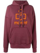 Isabel Marant Étoile Iconic Logo Hooded Sweatshirt - Purple
