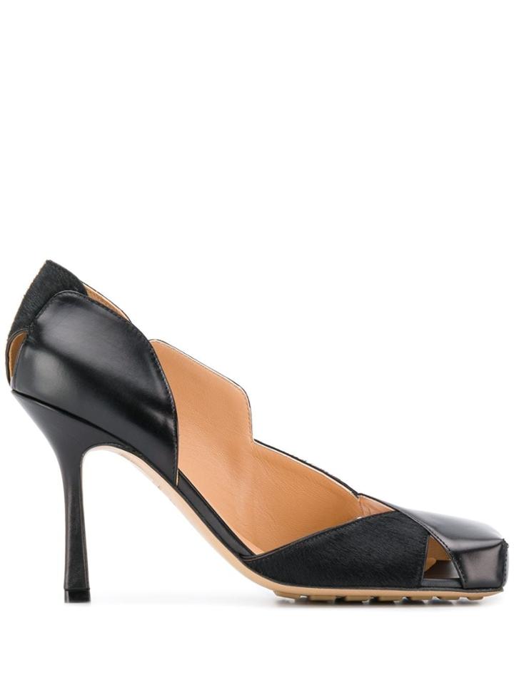 Bottega Veneta 95mm Square-toe Pumps - Black