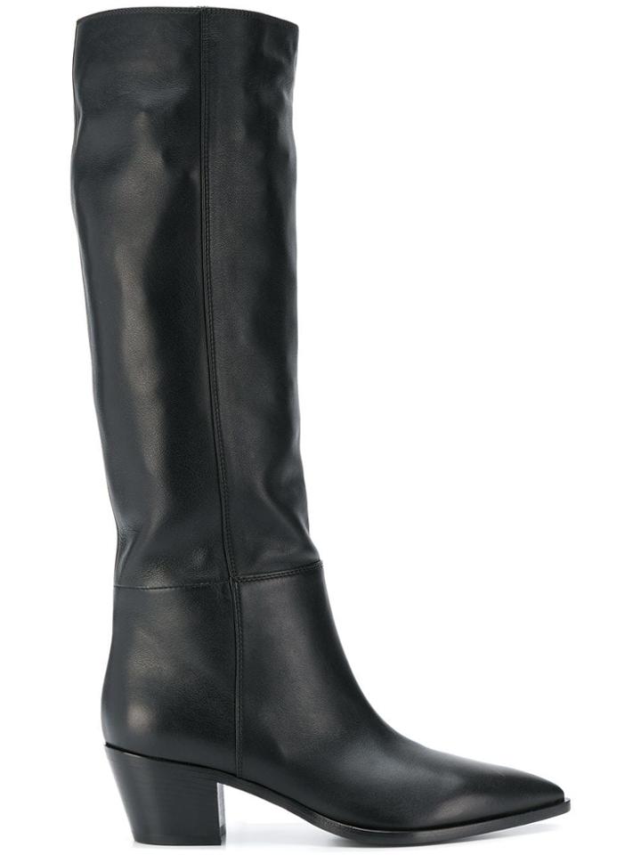 Gianvito Rossi Block Heel Boots - Black