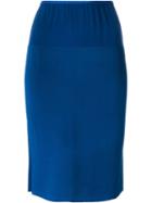 Lanvin Loose Mid-length Skirt, Women's, Size: 40, Blue, Acetate/viscose