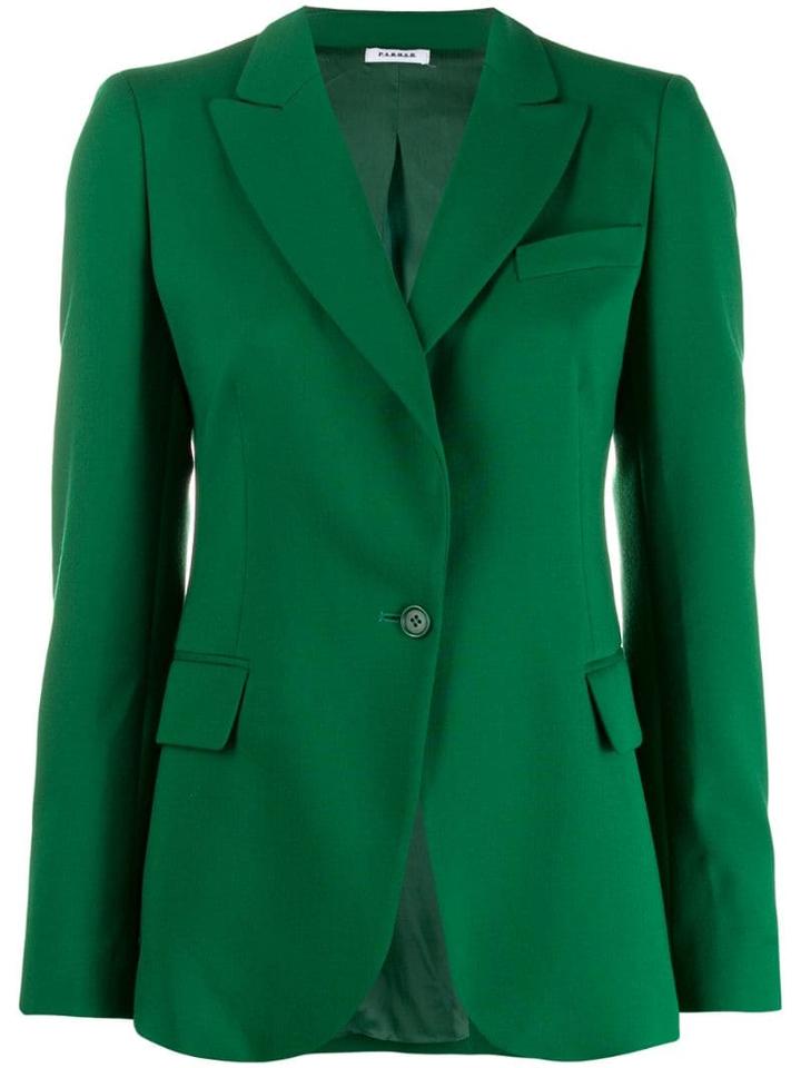 P.a.r.o.s.h. Single-breasted Blazer - Green