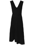Egrey Belted Knit Dress - Black
